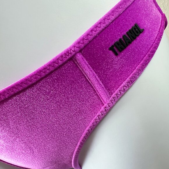 Triangl ipurple velvet 2 piece bikini set - Picture 2 of 10